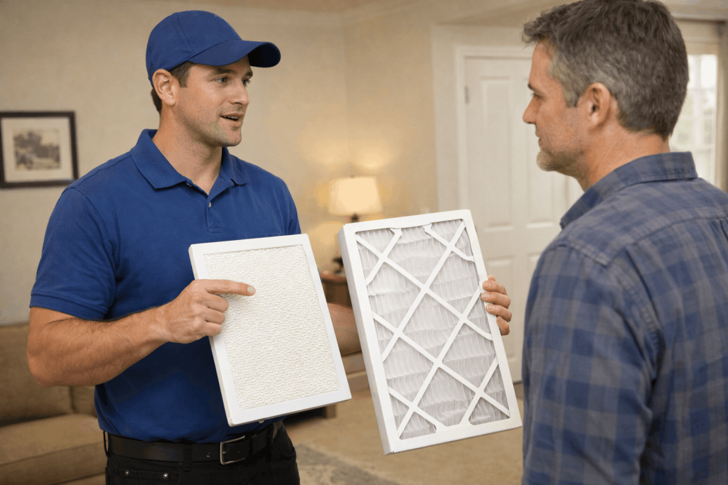 HEPA filter systems for San Marcos homes comparison with standard filter